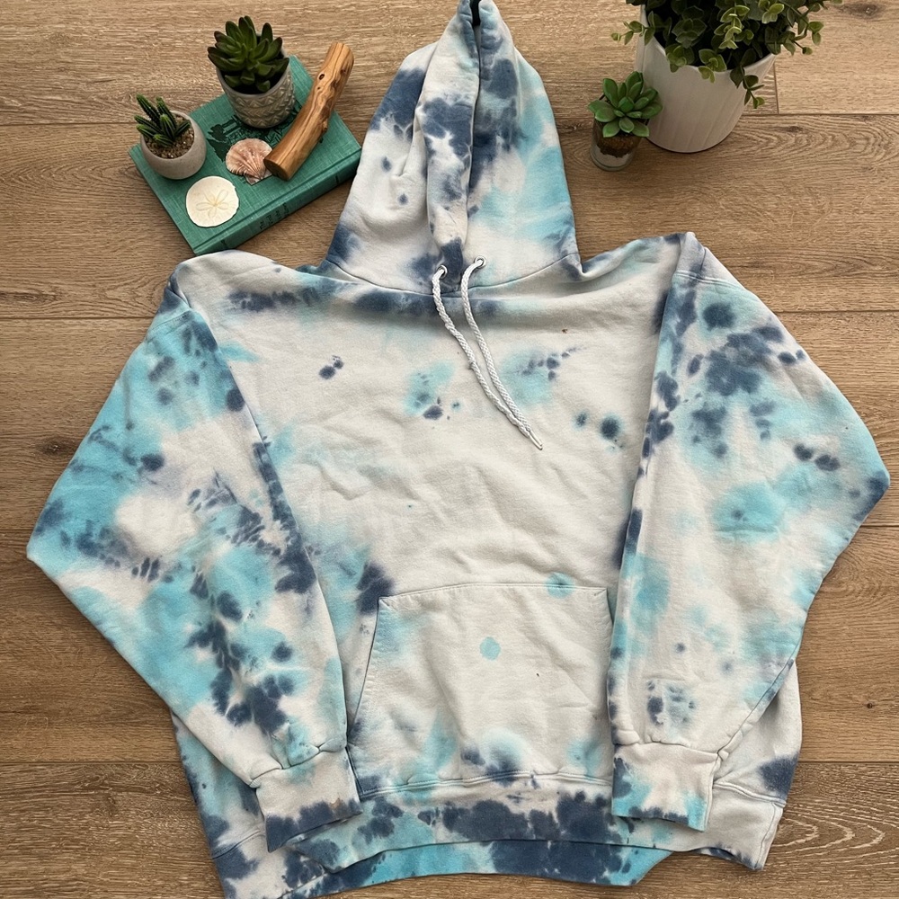 Tie dye Hanes ultimate cotton hoodie